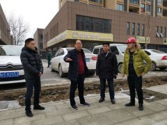 渦陽縣住建委副主任高翔帶隊聯(lián)合質(zhì)監(jiān)站、建管股、安全辦對我縣建筑工地進行節(jié)后復(fù)工及揚塵治理工作檢查